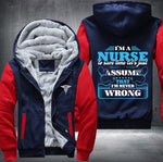 Nurse Never Wrong Fleece Jacket