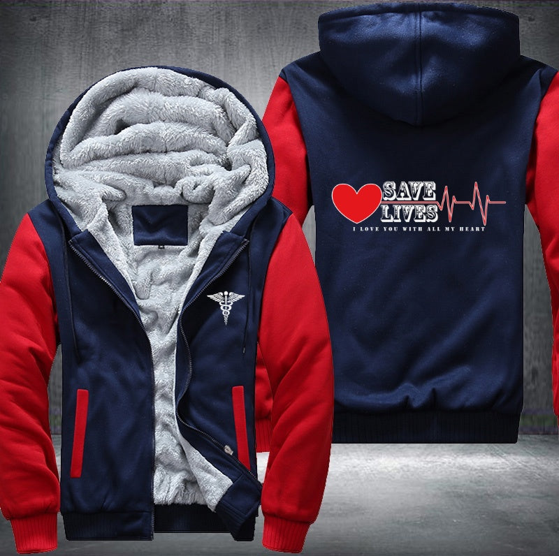 Save lives Fleece Jacket