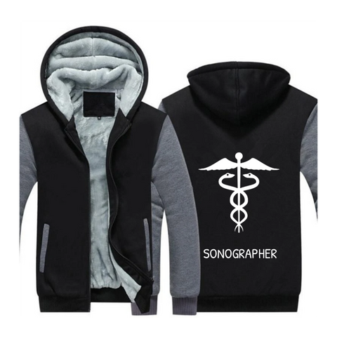 Medical Caduceus Fleece Jacket (Customize)