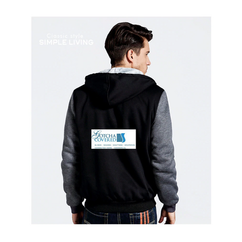GREY FLEECE JACKET (CUSTOMIZE)