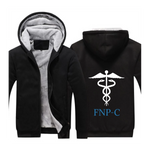 Medical Caduceus Fleece Jacket (Customize)