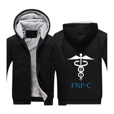 Medical Caduceus Fleece Jacket (Customize)