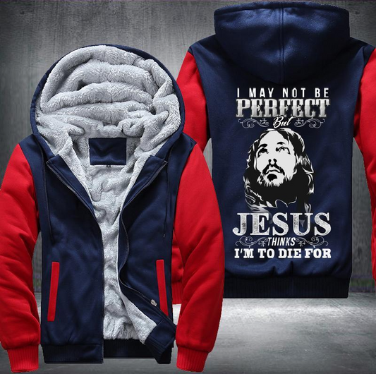 Jesus Quote Fleece Jacket