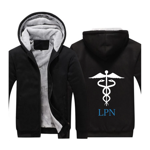 Medical Caduceus Fleece Jacket (Customize)