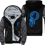 Luminous Wolf Fleece Jacket
