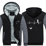 Fishing Hart Beat Hoodie