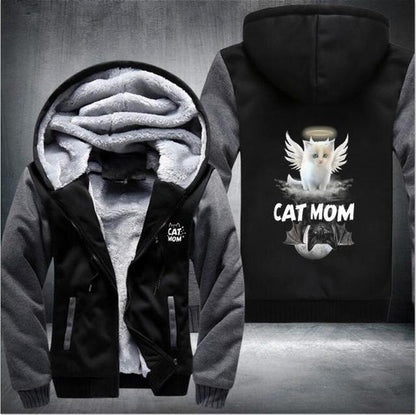 Cat Mom Wings Hoodie