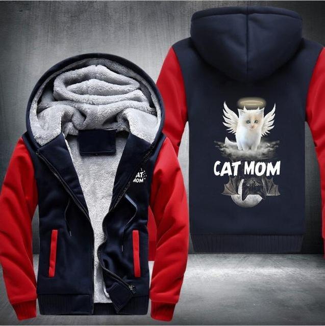 Cat Mom Wings Hoodie