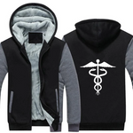 Medical Caduceus Fleece Jacket