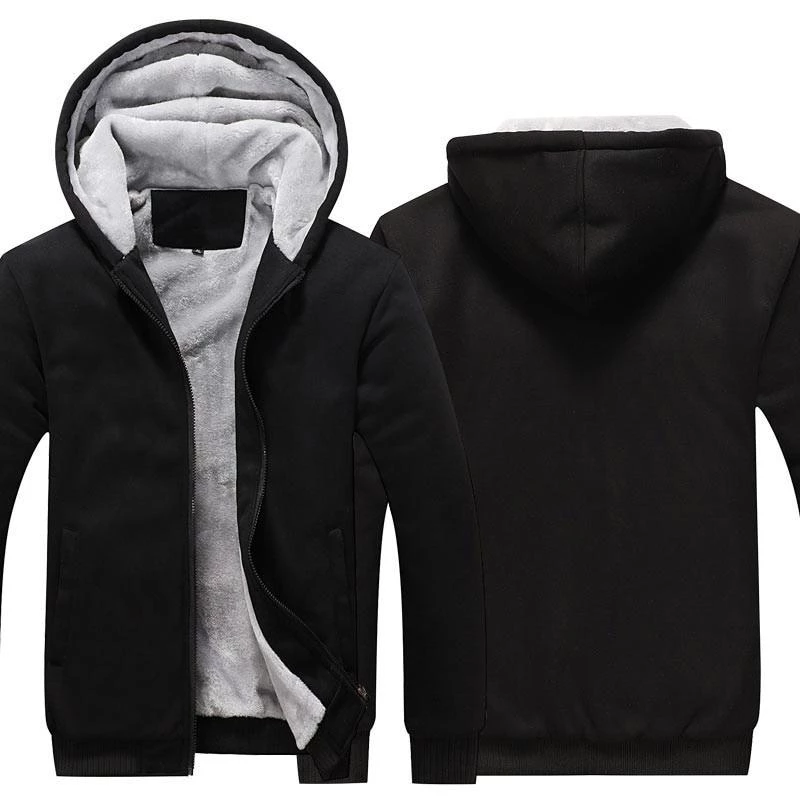 BLACK FLEECE JACKET (CUSTOMIZE)