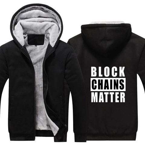 Blockchains Matter Fleece Jacket