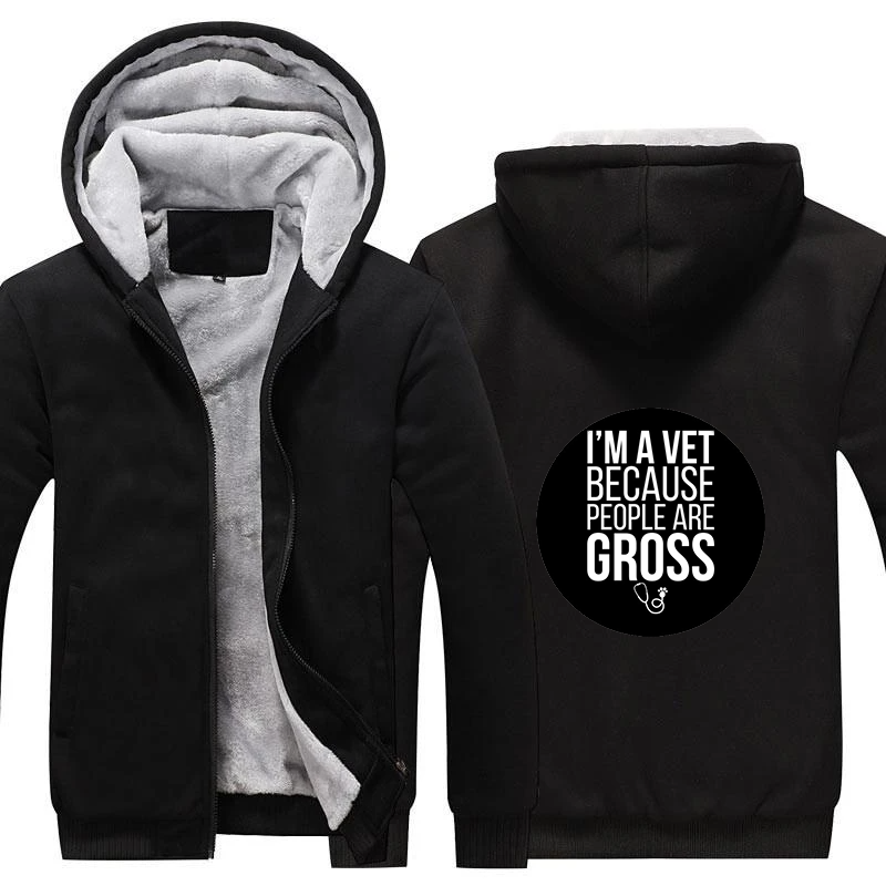 I Am A Vet Fleece Hoodie