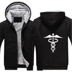 Medical Caduceus Fleece Jacket