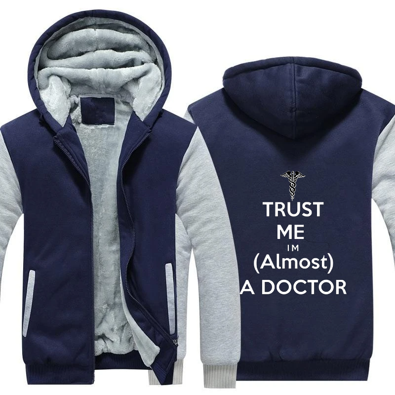 Almost A Doctor Fleece Hoodie