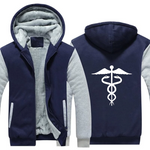 Medical Caduceus Fleece Jacket