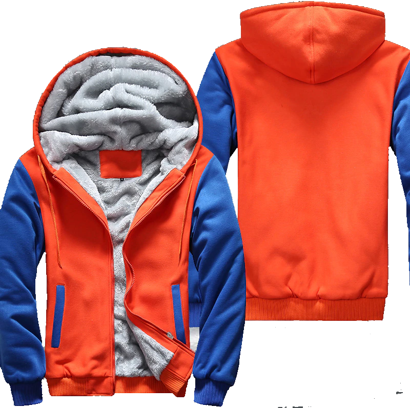 ORANGE FLEECE JACKET