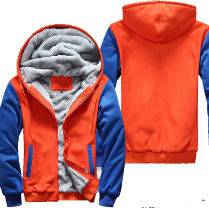 ORANGE FLEECE JACKET (CUSTOMIZE)