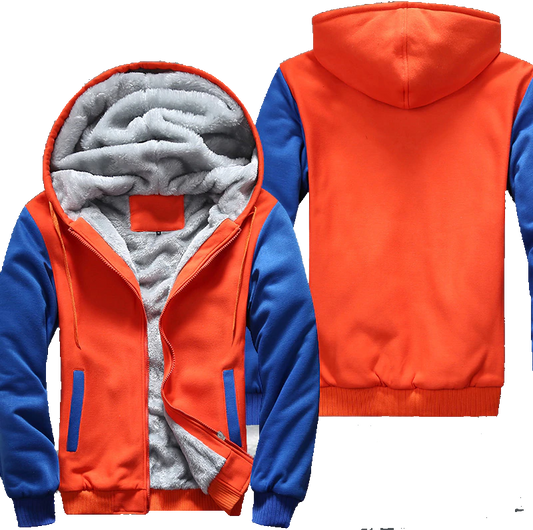 ORANGE FLEECE JACKET (CUSTOMIZE)