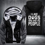 Dogs More Than People Fleece Jacket