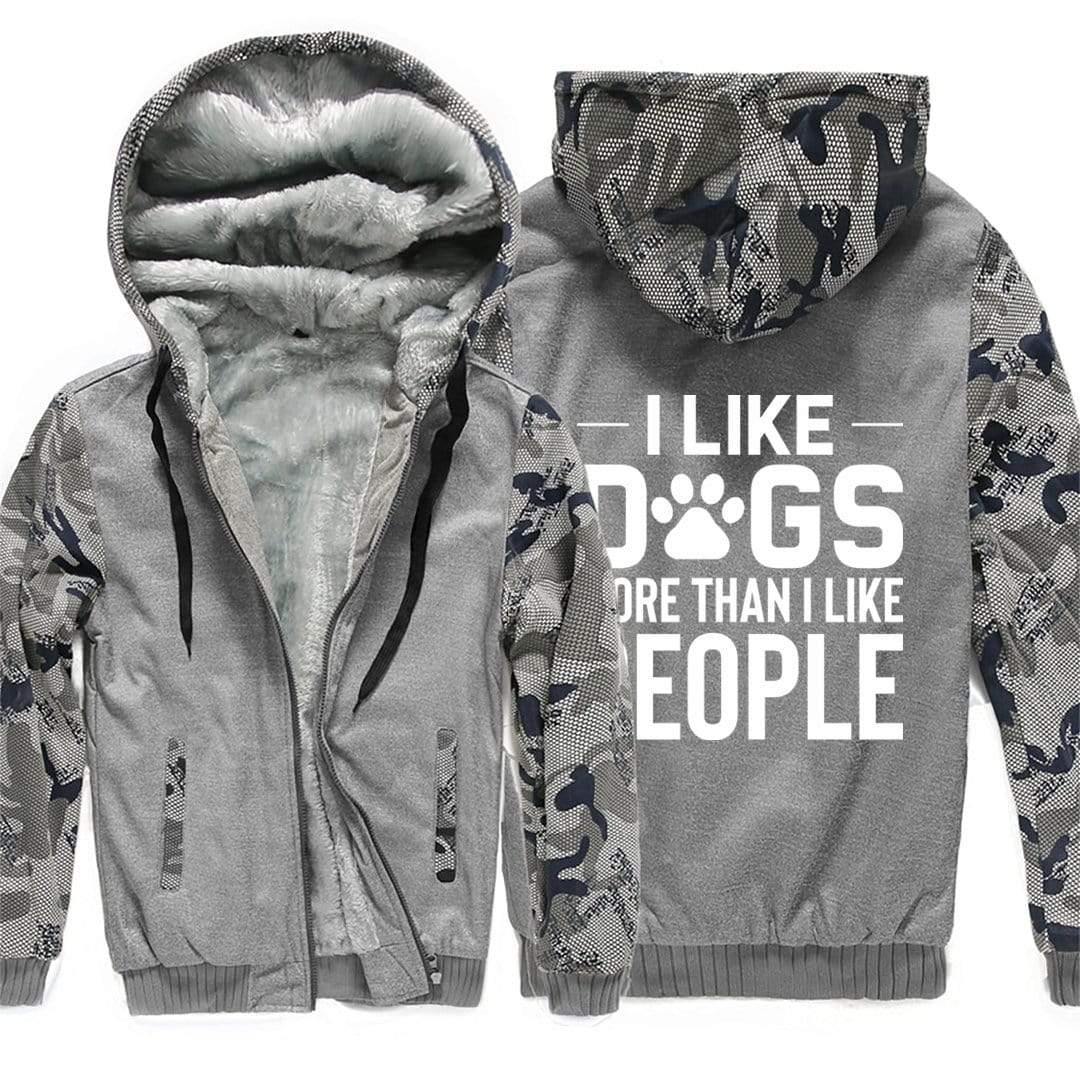 Dogs More Than People Fleece Jacket