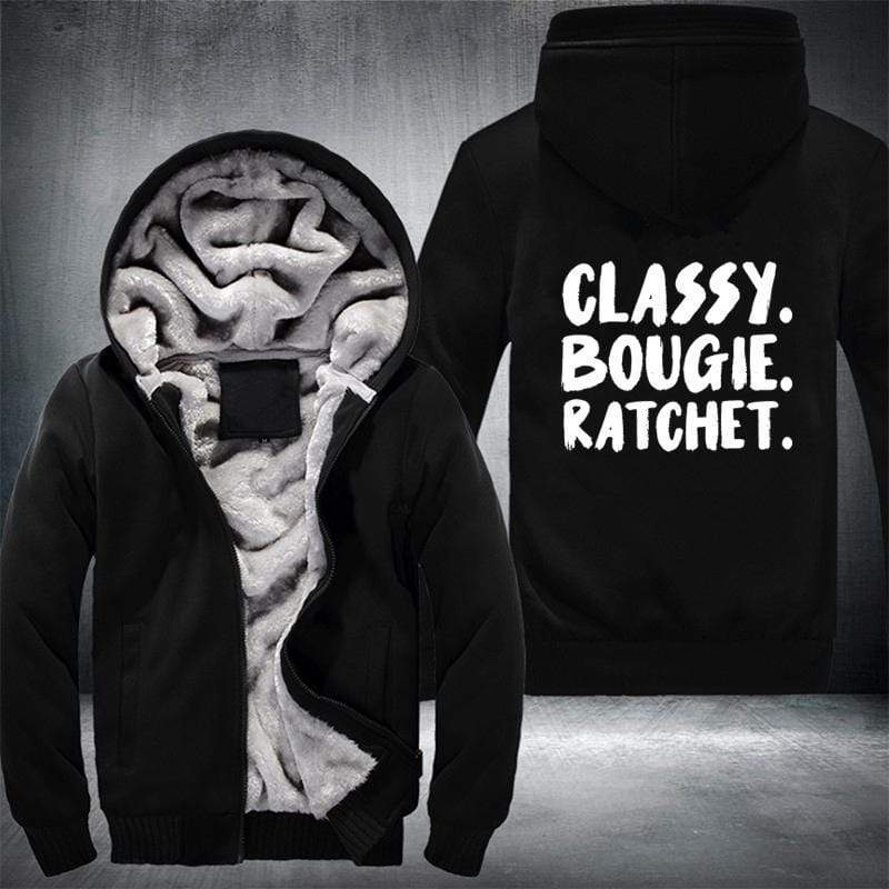 Classy Bougie Ratchet Fleece Jacket