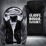 Classy Bougie Ratchet Fleece Jacket