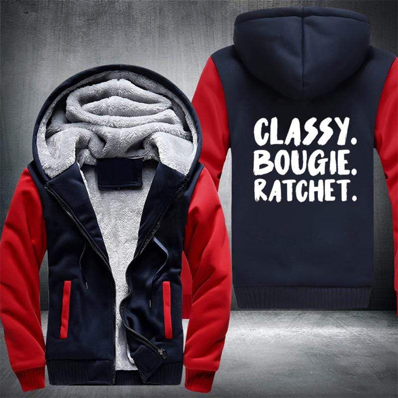 Classy Bougie Ratchet Fleece Jacket