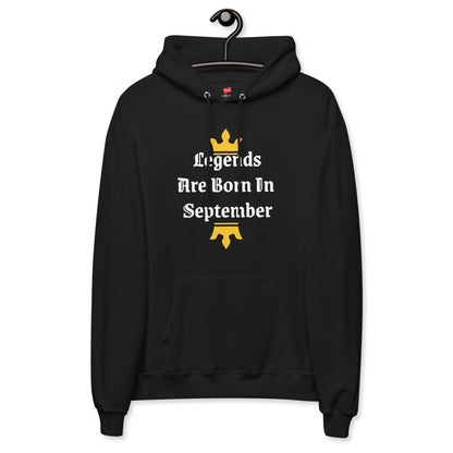 Born In September fleece hoodie