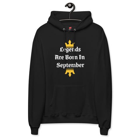 Born In September fleece hoodie