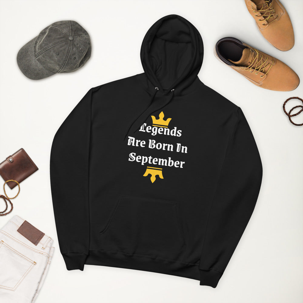 Born In September fleece hoodie