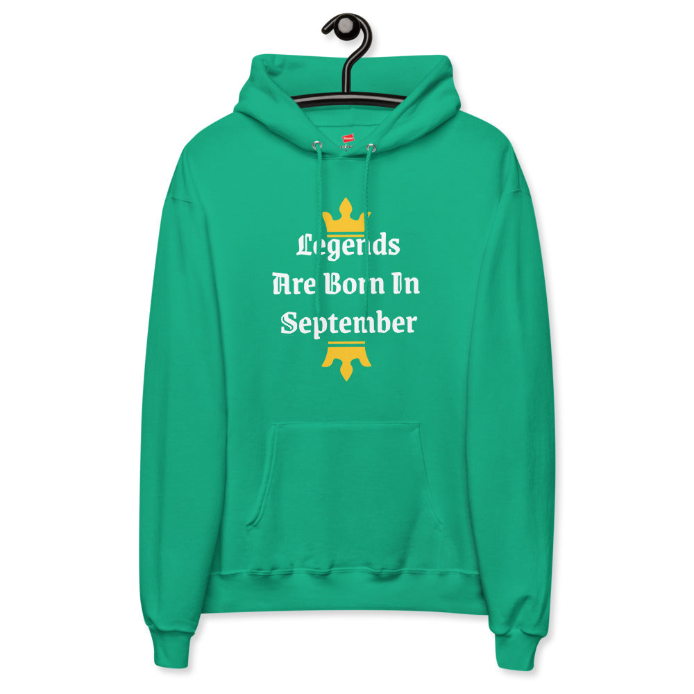 Born In September fleece hoodie