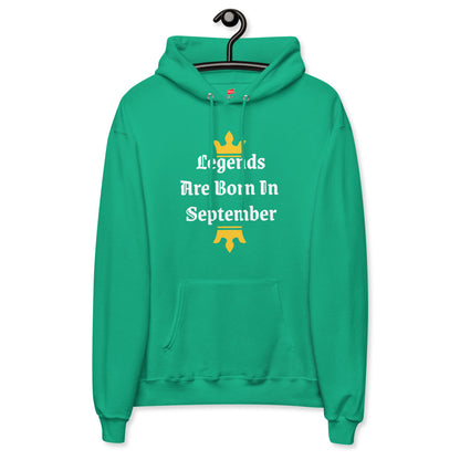 Born In September fleece hoodie