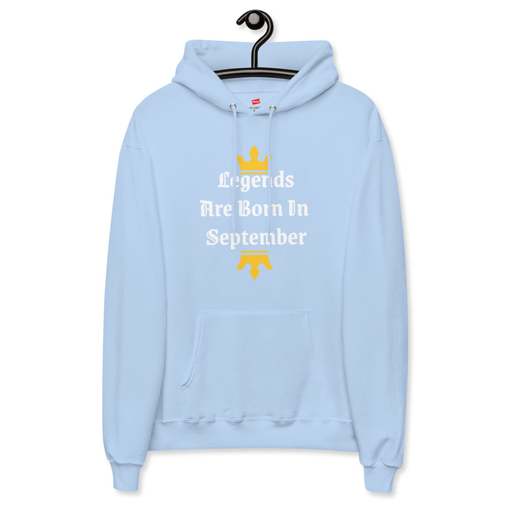 Born In September fleece hoodie