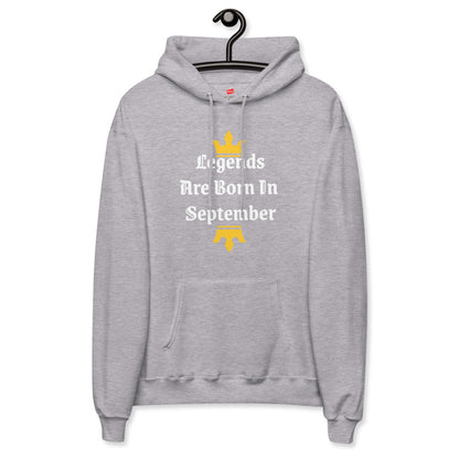 Born In September fleece hoodie